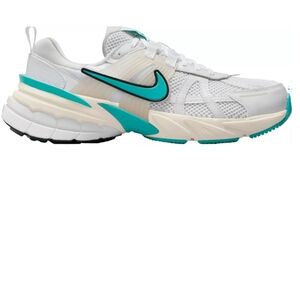 Nike Women's V2K Run Shoes- White/Cactus